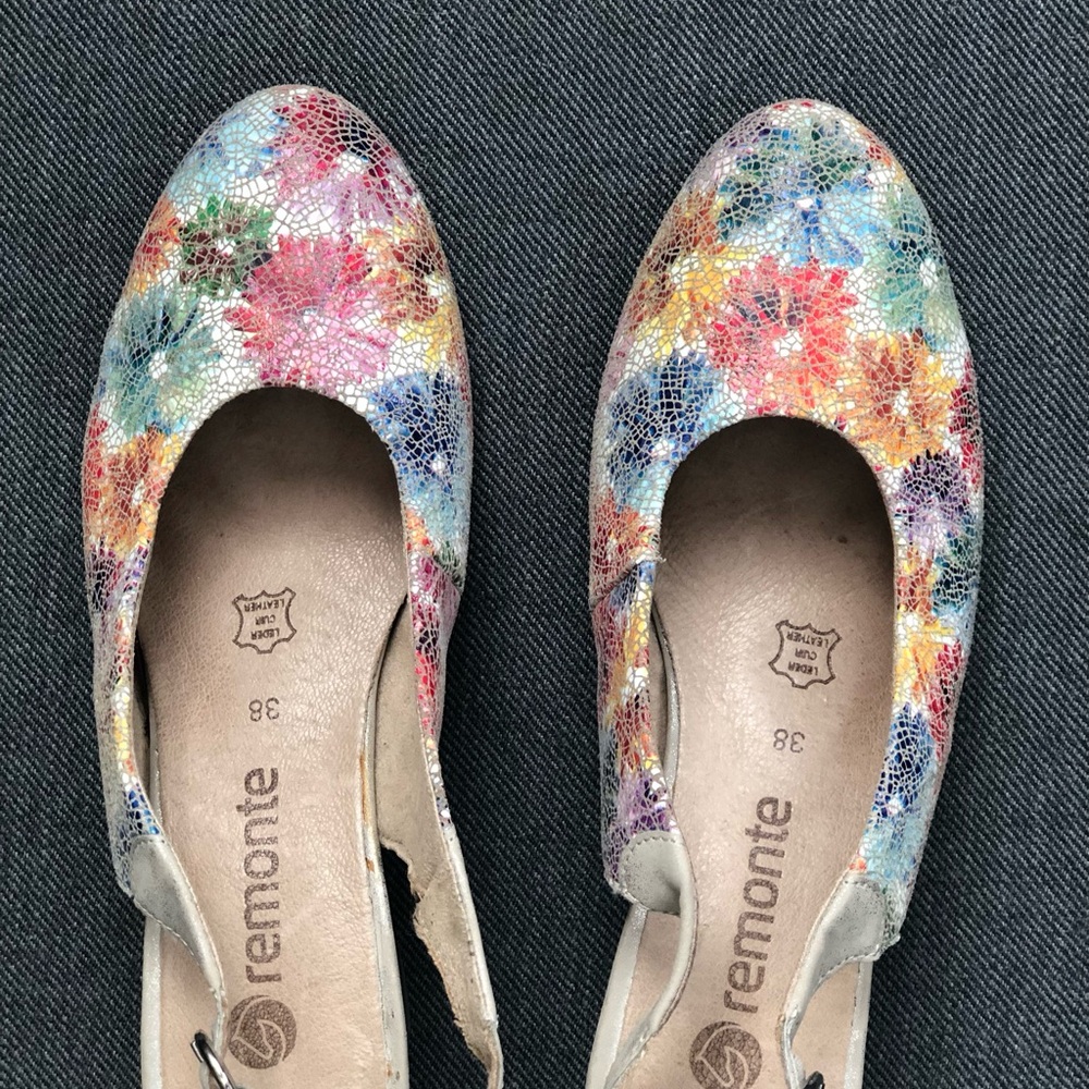 Remonte Multicolor Floral Flats